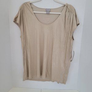 Chico's Modal Neck-Trim Tee